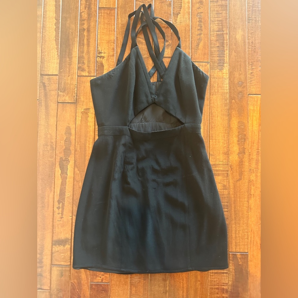LIGHTLY WORN, Black cutout dress